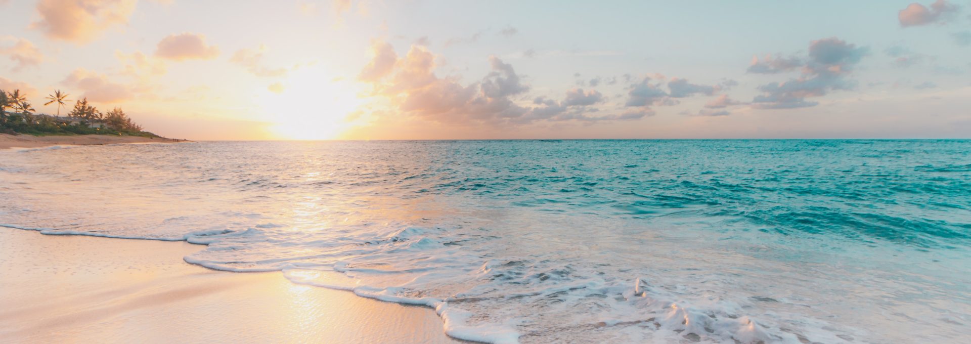 seashore during golden hour